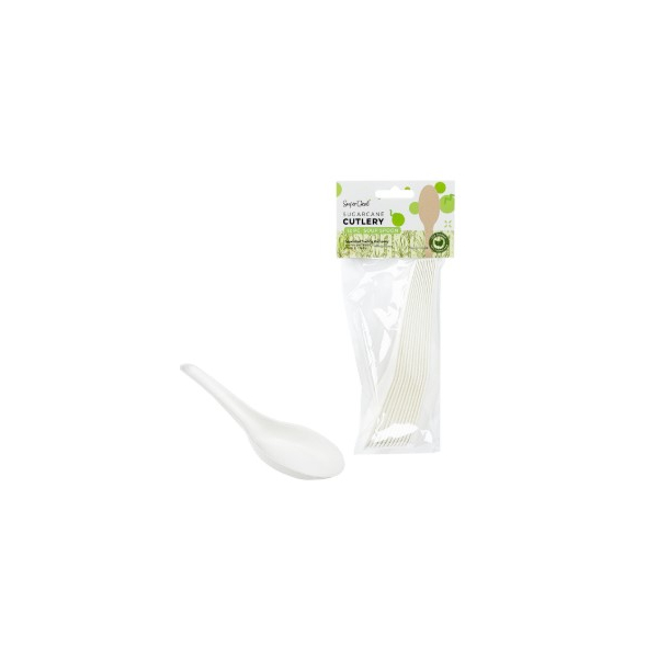 Sugar Cane Soup Spoons 12pc