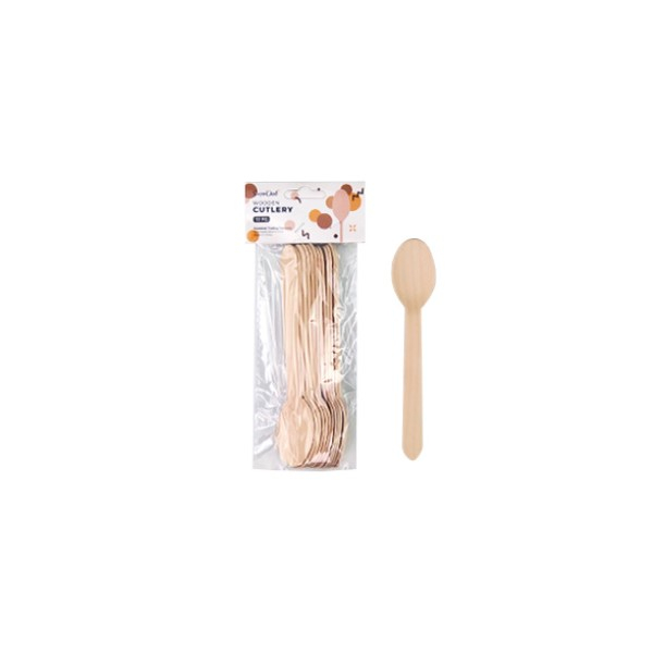 16cm Wooden Spoons 12pc