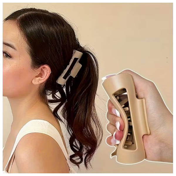 2-Pack Ergonomic Shark Hair Clips &ndash; Firm Silicone, Strong Hold & Break-Resistant