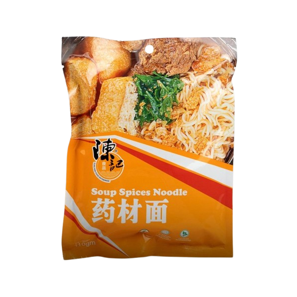 Tung Kee SOUP SPICES NOODLE VEGAN 药材面 110g PKT
