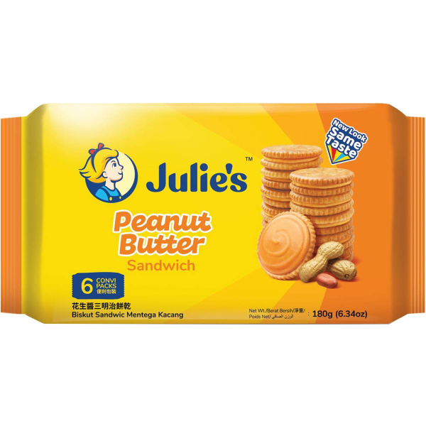 Julies Peanut Butter Sandwich 120g (VA)