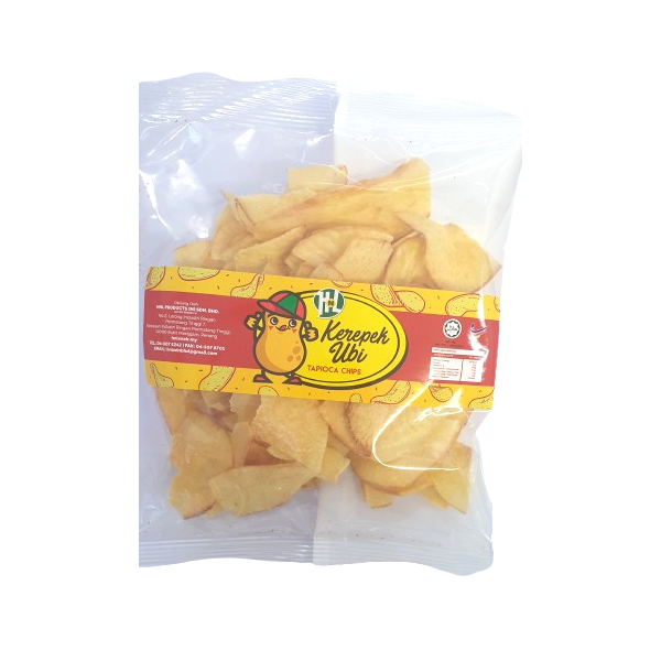 Salted Cassava Chips (Kerepek Ubi Kayu Keping Garam) 100g