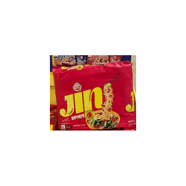 Jin Ramen (Spicy) Multipack 120g x5 (V)
