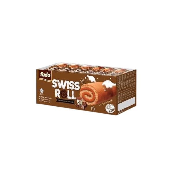 Fudo Swiss Roll Tiramisu 18gm x 24pcs