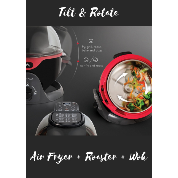 Buffalo Stainless Steel Smart Air Fryer 2.0 - Pro Chef Plus