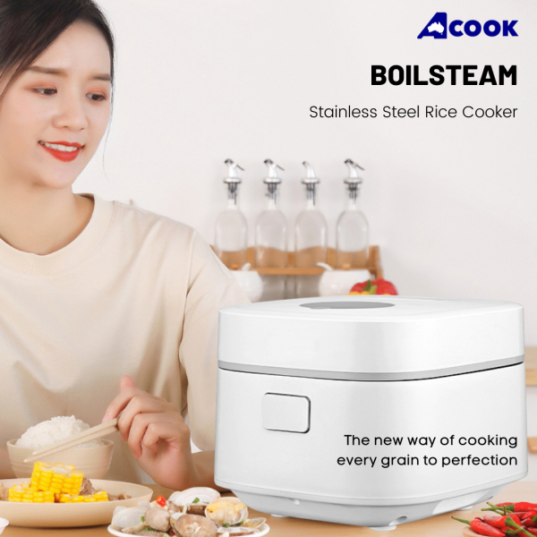 ACook Stainless Steel Inner Pot - For 6 Cups BOILSTEAM Rice Cooker Onl