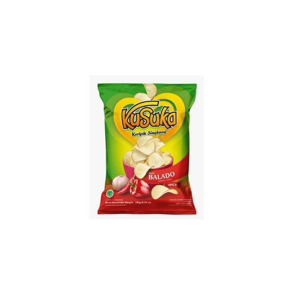 Kusuka Balado Flavour Cassava Chips 180g