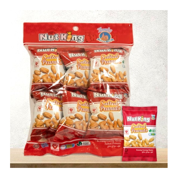 Nut King Salted Peanut 12gx6packs