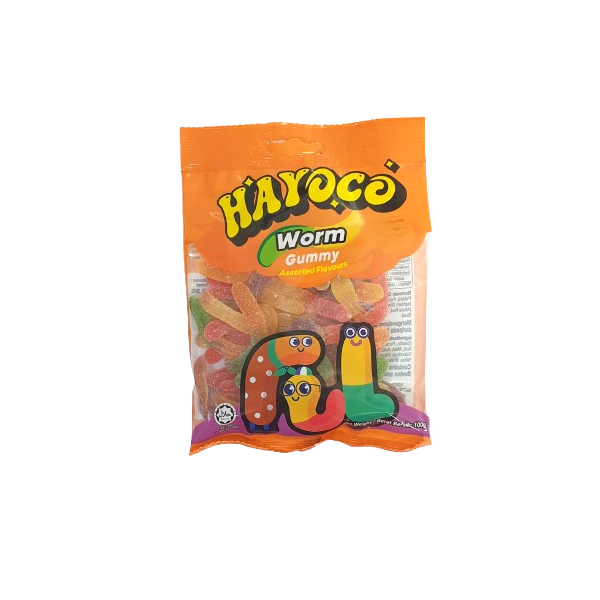 HAYOCO WORM GUMMY 100G