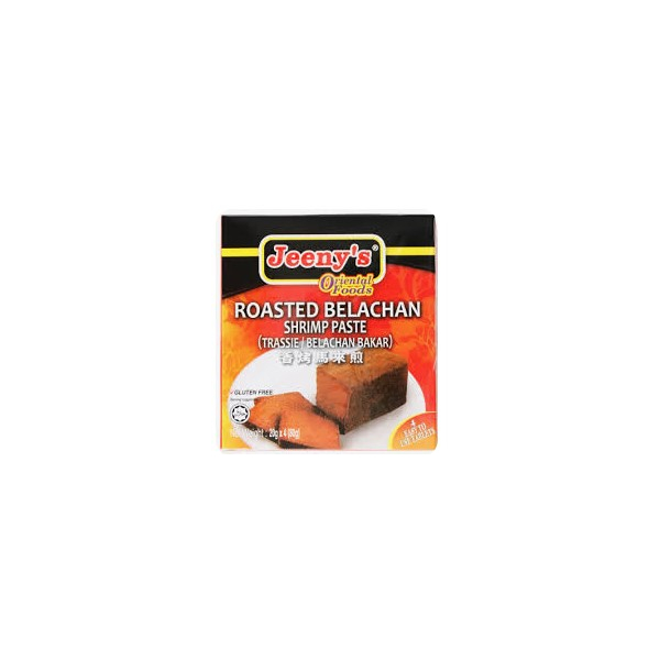 Jeenys Roasted Belacan Shrimp Paste 20g x 4