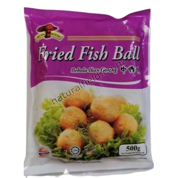 Mushroom Brand Frid Fish ball (S) 25's =500g