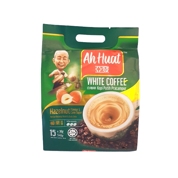 Ah Huat Hazelnut & Cane Sugar 38g x 15s =570g (VA)
