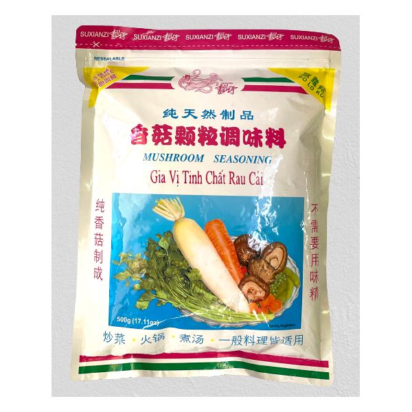 VEG MUSHROOM SEASONING 菠箩菇-大 500g PKT