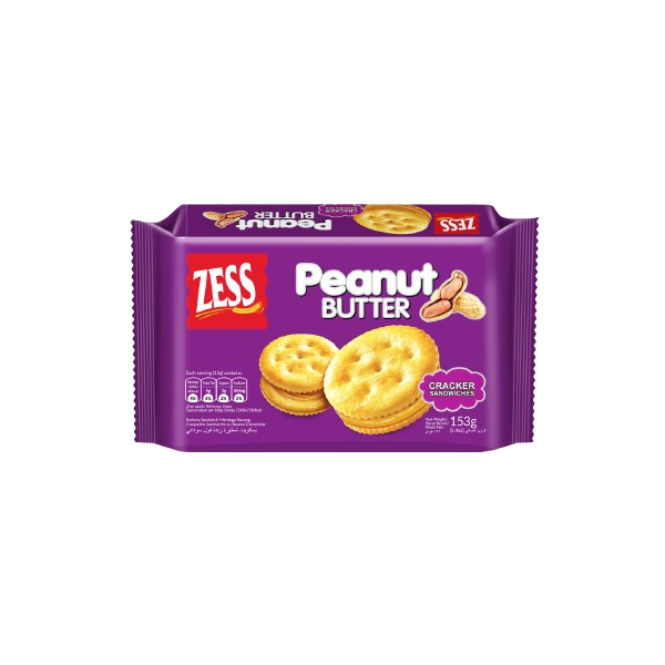 Zess Cracker Sandwich Peanut Butter 153g