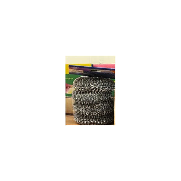 4pc Metallic Mesh Scourers