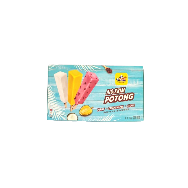 MULTIPACK ASSORTED (RED BEAN,MANGO, COCONUT) ICECREAM 378G