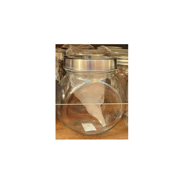 400ml Glass Jar With Lid Round