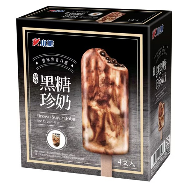 Xiao Mei Brown Sugar Boba Ice Cream 80g x 4s (VA)
