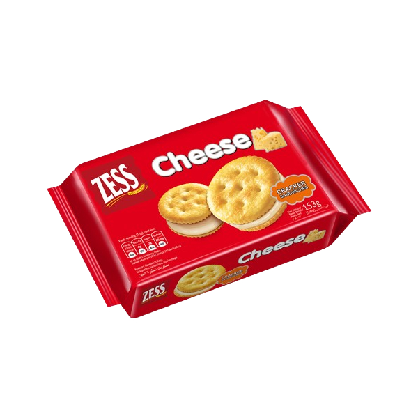 Zess Cracker Sandwish Cheese 153g