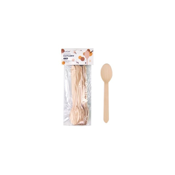 16cm Wooden Spoons 12pc