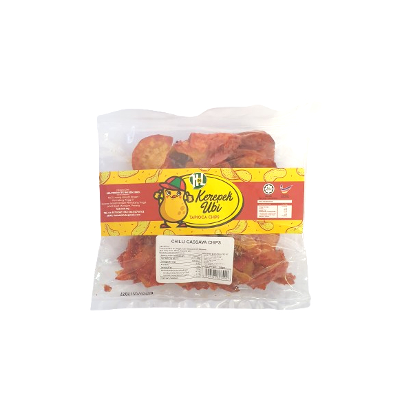 Chilli Cassava Chips (Kerepek Ubi Kayu Keping Sambal) 100g