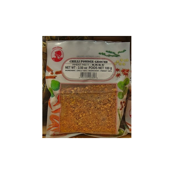 Cock Chilli Powder Coarse 100g (V)