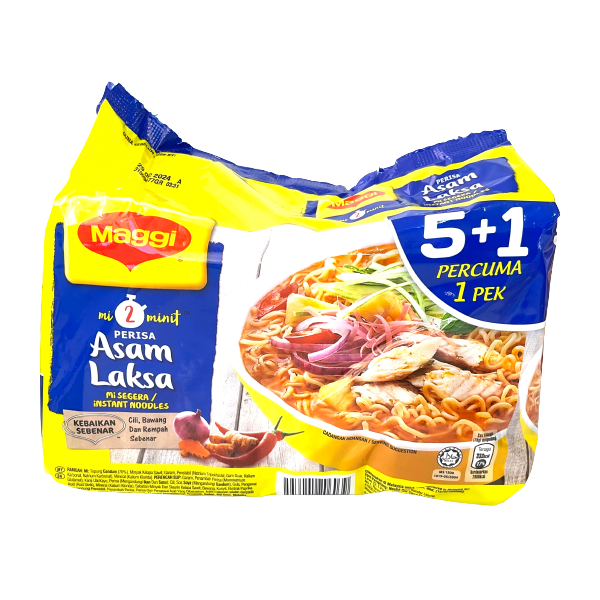 Maggi Mee(Asamlaksa) 78g x5s 5+1