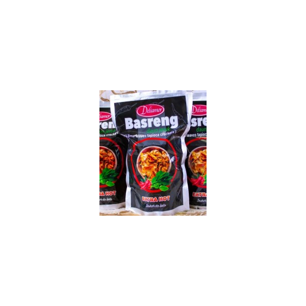 Deliamor Basrend Spicy Lime Leaves Tapioca Crackers 200g