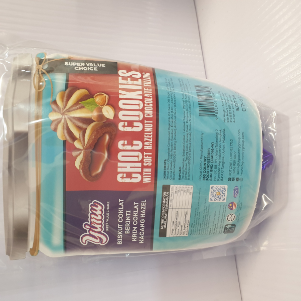 Yimu Choc Cookie With Soft Hazelnut Polybag