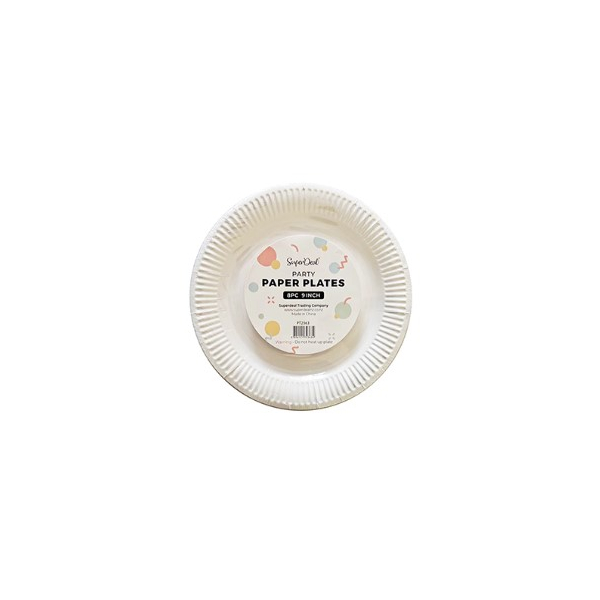 Paper Plate 9''x 24 pcs