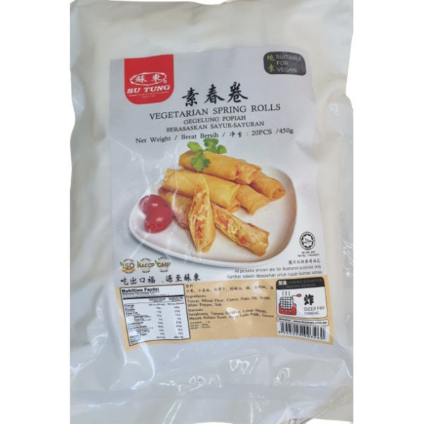 Su Tung Vegetarian Spring Rolls 20pcs