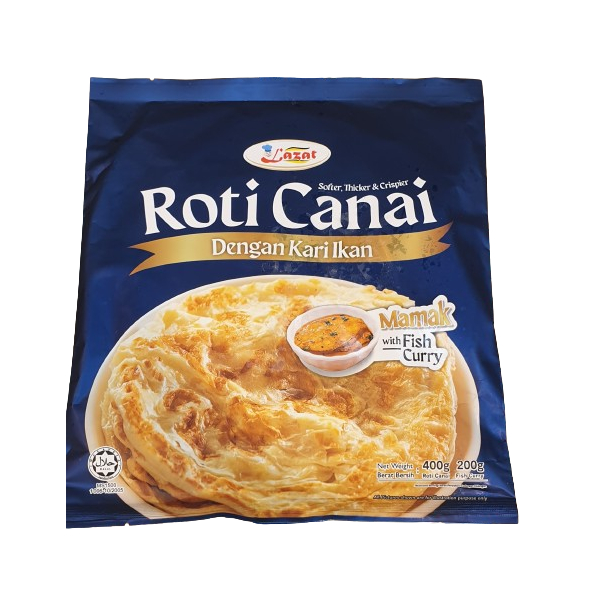 Lazat Roti Canai - Fish Curry 4's @ 100g
