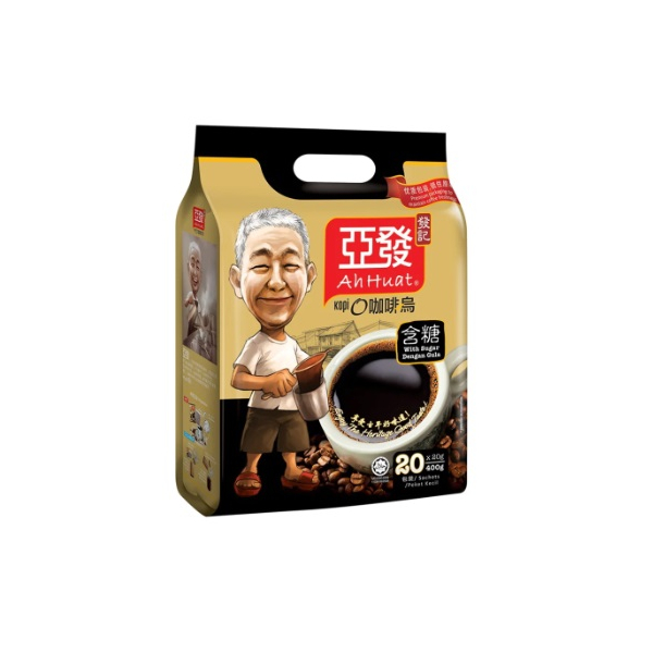 Ah Huat Kopi O with Sugar 20's x 20gm