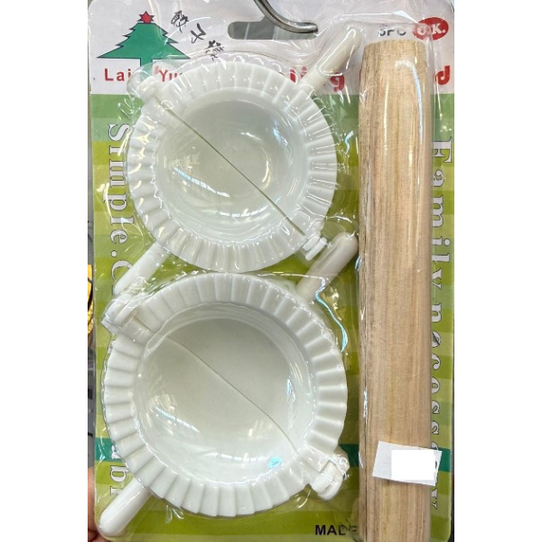 3pc Dumpling Maker And Rolling Pin