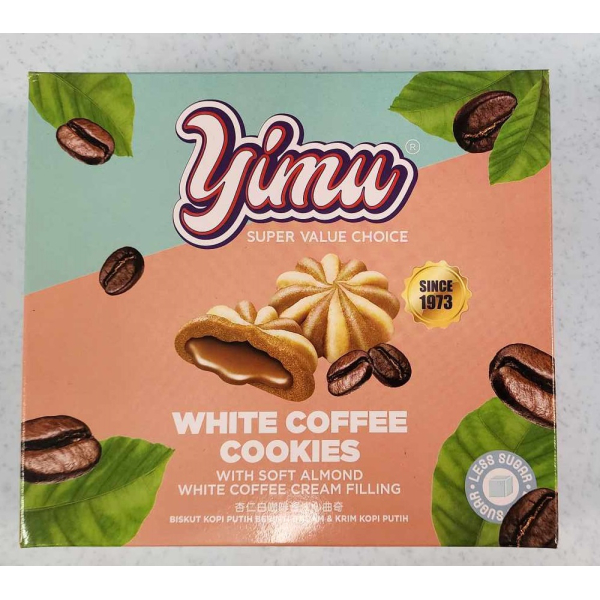 Yimu White Coffee Cookies 60g (VA)