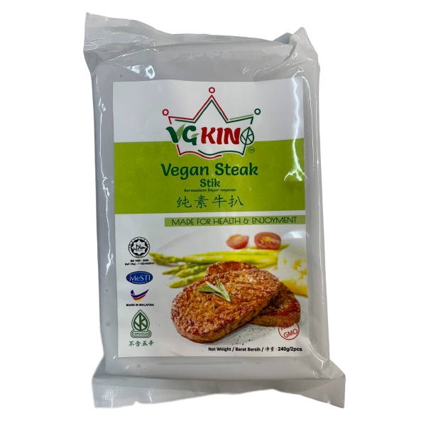 Vegan King  Black pepper Steak 2pc/240g