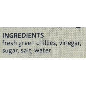 Pickle Green Chilli 300g in bowl & seal