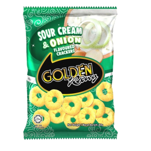 GOLDEN RING SOUR CREAM & ONION 60GX10X6