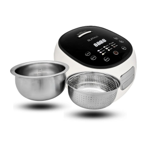 Buffalo BOILSTEAM Stainless Steel 3L Rice Cooker (5 cups)