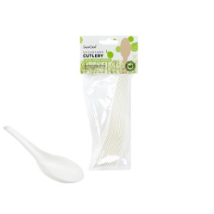 Sugar Cane Soup Spoons 12pc