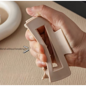 2-Pack Ergonomic Shark Hair Clips &ndash; Firm Silicone, Strong Hold & Break-Resistant