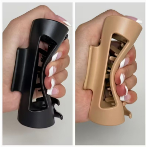 2-Pack Ergonomic Shark Hair Clips &ndash; Firm Silicone, Strong Hold & Break-Resistant