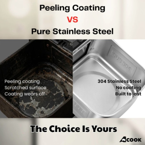 ACook PureSteel Chemical-Free Stainless Steel Air Fryer - by Buffalo