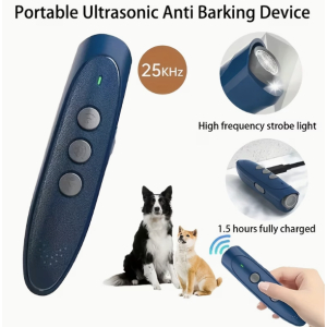 Ultrasonic Dog Trainer with 3 Modes & LED Light, USB-C