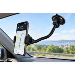 Car Phone Holder Suction Cup Mount &ndash; 15cm Flexible Gooseneck