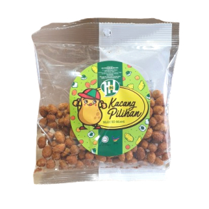 Curry Flavoured Peanuts (Kacang Tanah Kari) 100gm