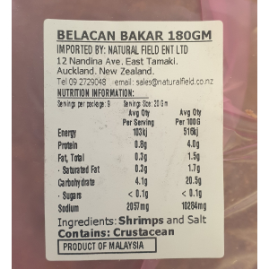 Balacan Baker 180 in Polybag