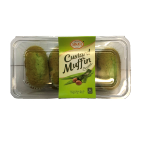 Custard Muffin Pandan 220g (VA)