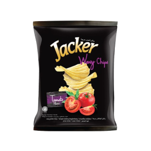 Jacker Waver Chips Tomato 60gm 12pcs per bag