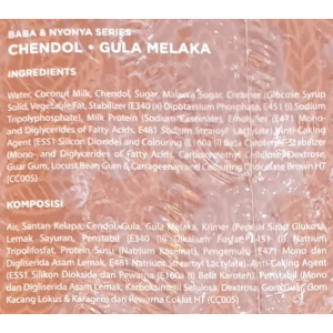 Yum Yum Ice Dessert Potong Baba Nyonya - Chendol Gula Melaka 6's